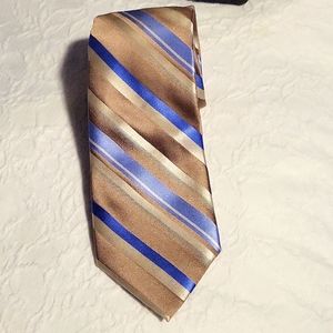 Joseph Abboud Men's pre-Owned stripe 100% Silk Necktie